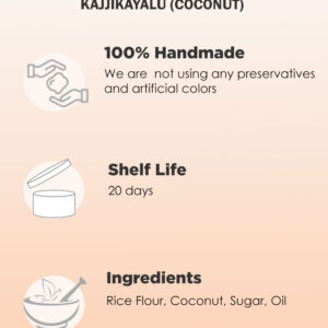 Kajjikayalu - Coconut