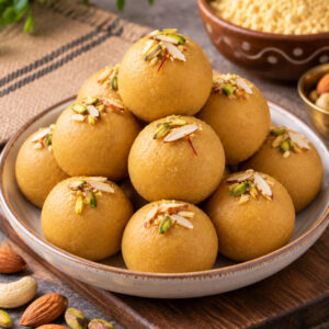 Besan Laddu at Aayees