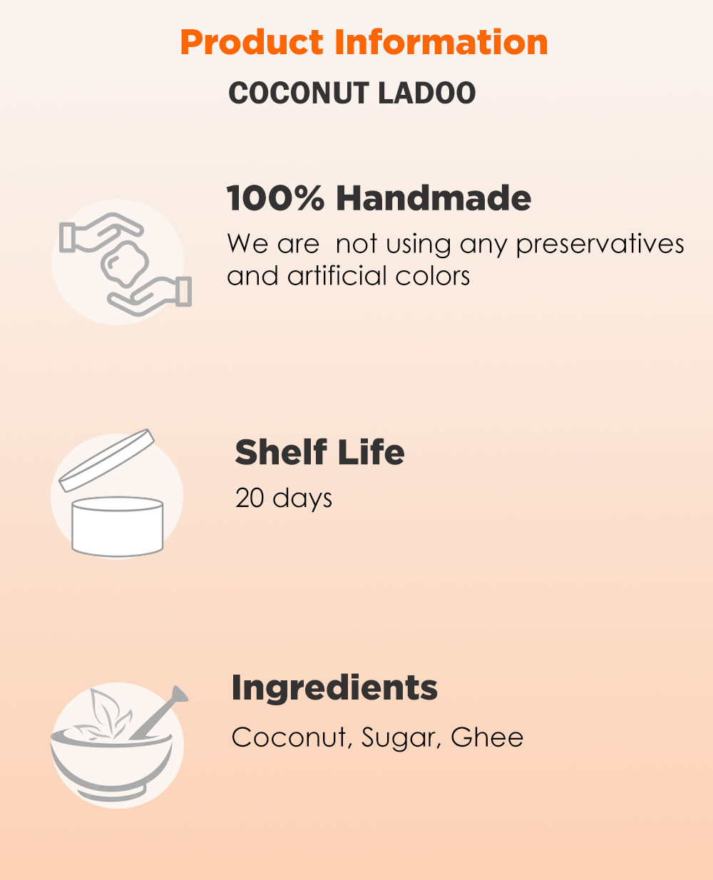 Coconut Ladoo - aayees.com