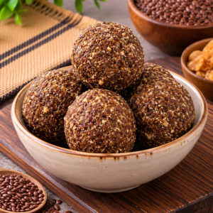 Flax Seed Laddu, Alsi Laddu at Aayees
