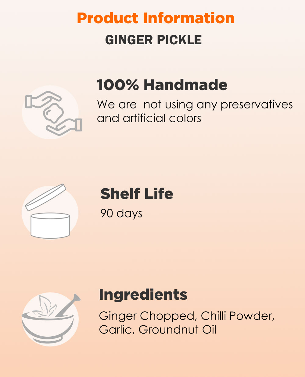 Buy Ginger Pickle Online at aayees.com