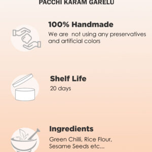 Pachi Karam Garelu, Karam Garelu Pachi Karam Garelu, Karam Garelu