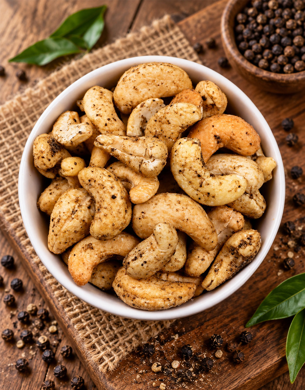 Pepper Cashew Nuts, Spicy Cashew Nuts Online at Aayees Pepper Cashew Nuts, Spicy Cashew Nuts Online at Aayees