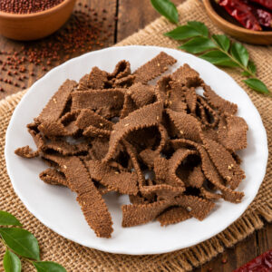 Ragi Ribbon Pakoda, Healthy Indian Snack